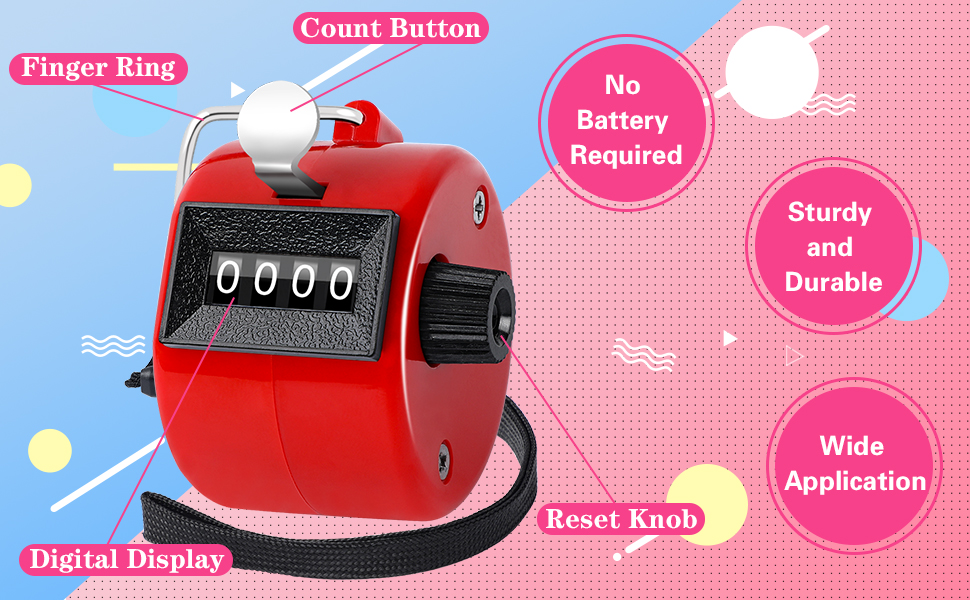Handheld Tally Counter Clicker
