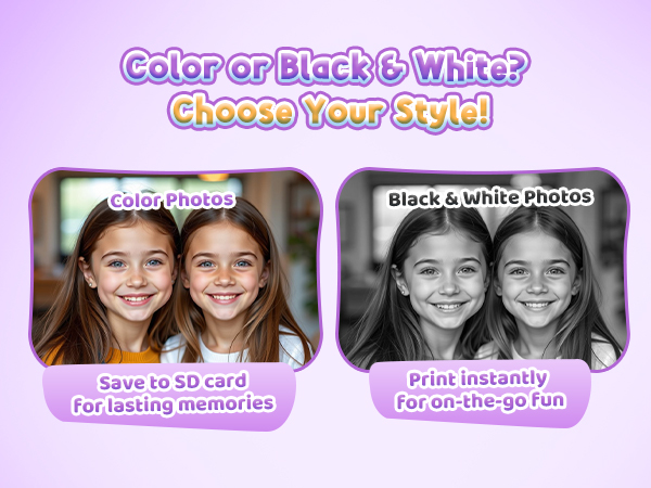 kids instant print camera