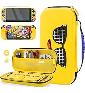 GLDRAM Yellow Switch 2 Carrying Case Bundle, Portable Travel Storage Bag for Nintendo Switch 2 (2...