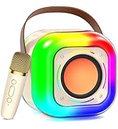 HWWR Portable Karaoke Machine for Adults & Kids, Wireless PA System Bluetooth Speaker with Microp...