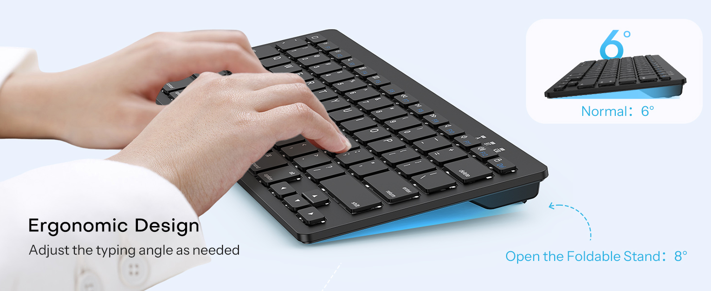 Portable Keyboard for iPhone iPad