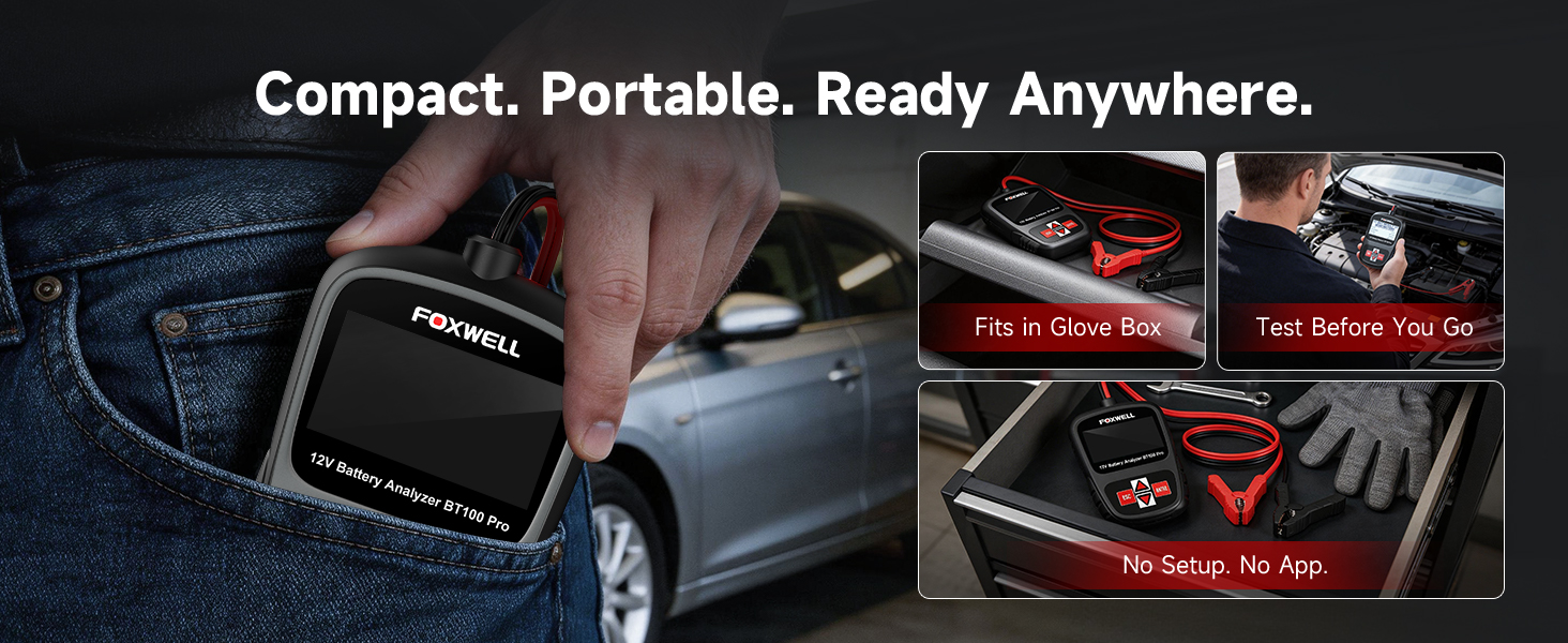 FOXWELL BT100 PRO car battery tester