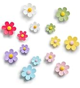 Mymazn Fridge Magnets Cute Refrigerator Magnets Colorful Decorative Magnets Funny 3D Flower Magne...
