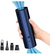 Electric Air Pump for Inflatables- 2×2000mAH Rechargeable Battery Powered Air Mattress Pump- Cord...