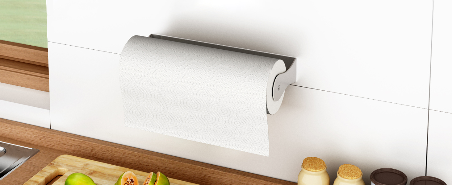 Paroto Paper Towel Holder Under Cabinet