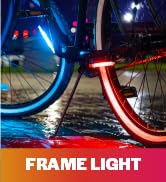 gobrightz go brightz led bike frame light bike light bar bicycle light bar flashing color changing
