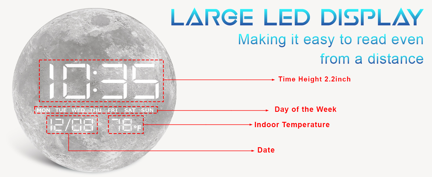Digital Desk Clock