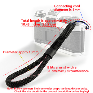 mirrorless camera strap wrist