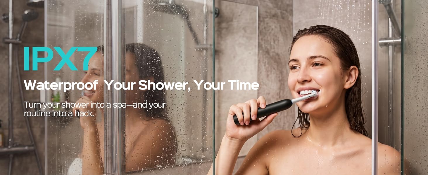 COSLUS C60 Rechargeable Rotating Electric Toothbrush for Adults Deep Clean