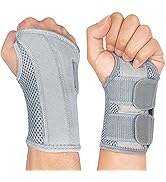 NuCamper Wrist Brace Carpal Tunnel Right Left Hand for Men Women Pain Relief, Night Wrist Sleep S...