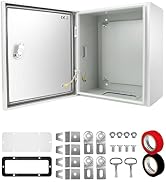 Tocretoare Outdoor Electrical Junction Box, 12 x 10 x 6'' NEMA 4X Enclosure Box, Wall Mounted IP6...