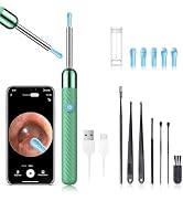 LEIPUT Ear Wax Removal - Earwax Remover Tool with 8 Pcs Ear Set - Ear Canal Cleaner with 1080P Ca...