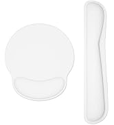 Dapesuom Keyboard Wrist Rest and Mouse Pad with Wrist Support, Memory Foam Cushion for Keyboard a...