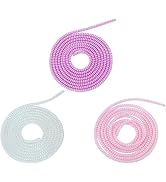 3 Pcs Multicolored Spiral Cable Protector,1.55M Spiral Chargers Cord Protector Data Cable Protect...