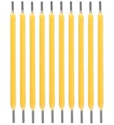 Zhuluck 10 Pcs Yellow Edison Bulb LED Filament Lamp Parts DC3V DC12V Chip Incandescent Light Acce...