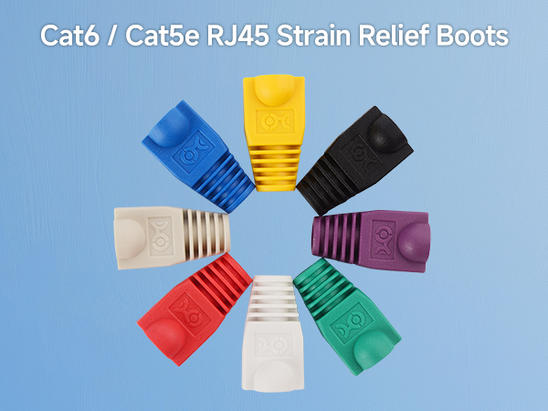 Cat6 / Cat5e RJ45 Strain Relief Boots