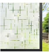 rabbitgoo Window Privacy Film Frosted Glass Window Film, Static Cling Sun Blocking Frosting Door ...
