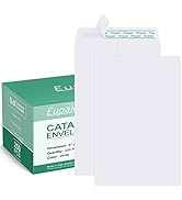 Eupako Catalog Envelopes 6x9 Small White Envelopes Self Seal 250 Pack for Mailing, Organizing, St...