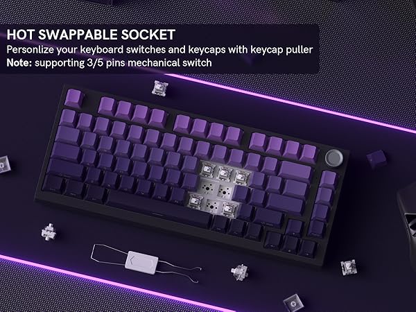 hot swappable mechanical keyboard