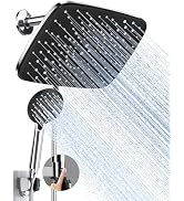 Veken 11.8 Inch Rain Shower Head with Handheld- High Pressure Dual Shower Heads with 5 Modes Hand...