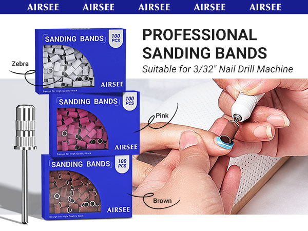 AIRSEE Professional Sanding Bands