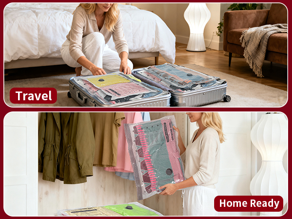 Vacuum storage bags
