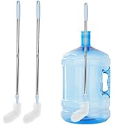 2-Pack 28’ Long Bottle Brush, 3 and 5 Gallon Bottle Cleaning Brush, Water Bottle Brush with Benda...