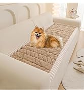 OTOB Couch Cover for Dogs Washable Pet Friendly, Non Slip Plush Funny Fuzzy Loveseat Sofa Cushion...