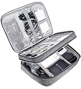 Electronic Bag Travel Cable Accessories Bag Waterproof Double Layer Electronics Organizer Portabl...