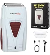 HIENA PRO Professional Reciprocating Electric Shaver for Men, Rechargeable Beard Trimmer and Bald...