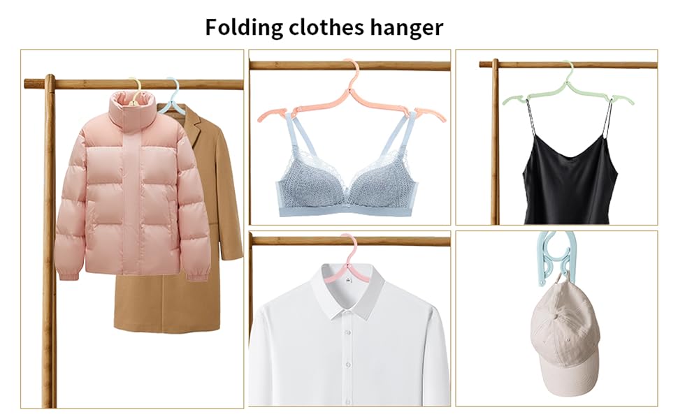 folding hangers for traveling; foldable hangers for cruise;portable hangers for travel