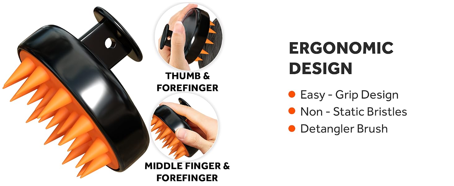 silicone massager for scalp