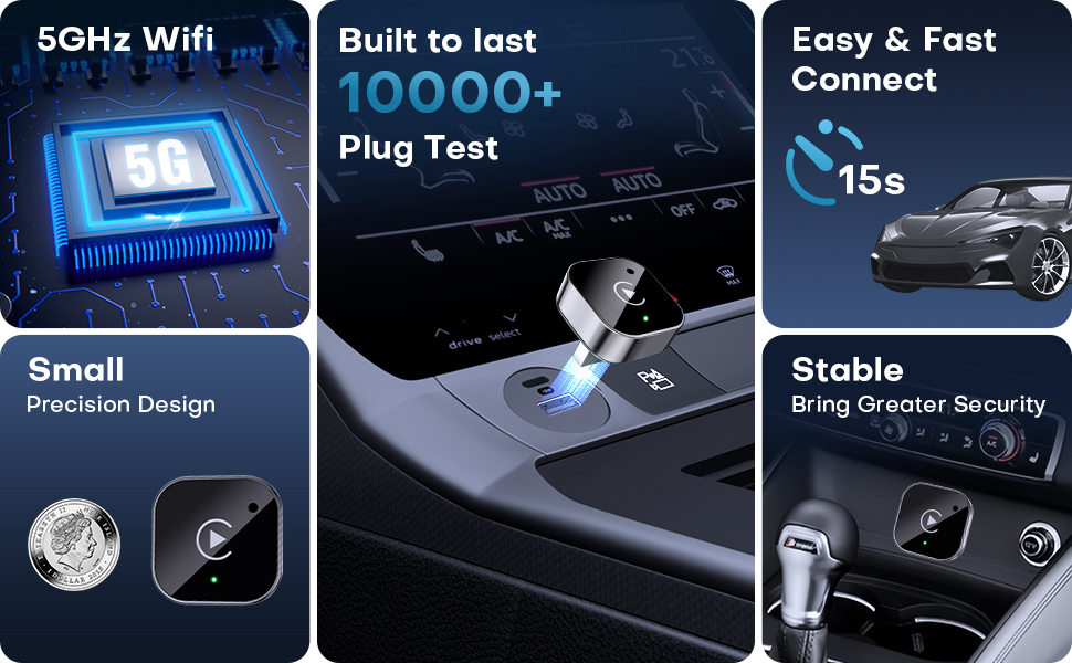 mini carplay adapter wireless