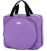 LoDrid Embroidery Project Bag, Square Embroidery Supplies Storage Tote Bag, Portable Craft Carry ...