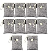 10 Packs Fonday Bamboo Charcoal Deodorizer Bags(100g each), Odor Eliminator & Absorber Air Purify...