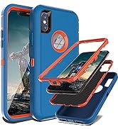 YmhxcY for iPhone XR Case Shockproof Dropproof Dust-Proof Drop Proof 3-Layer Durable Phone Case H...
