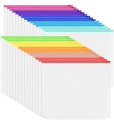 Antner 30PCS Letter Size Binder Pockets for 3 Ring Binder, 10 Assorted Colors Zipper Pouches Wate...