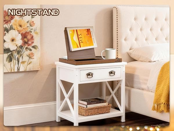 book holder nightstand