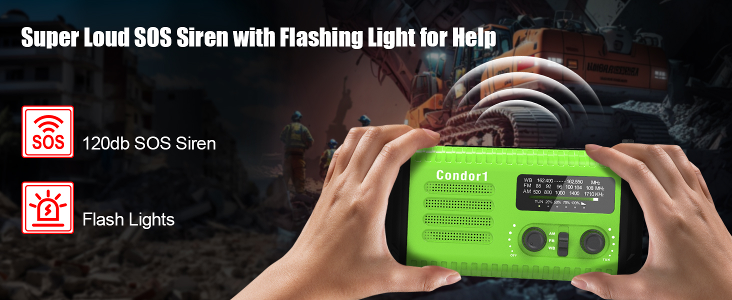 hand crank radio hand crank emergency radio