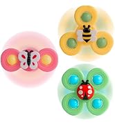 TGXLAK 3PCS Suction Cup Spinner Toys for Babies, Fidget Spinners Sensory Bath Toys 6 12 18 Months...