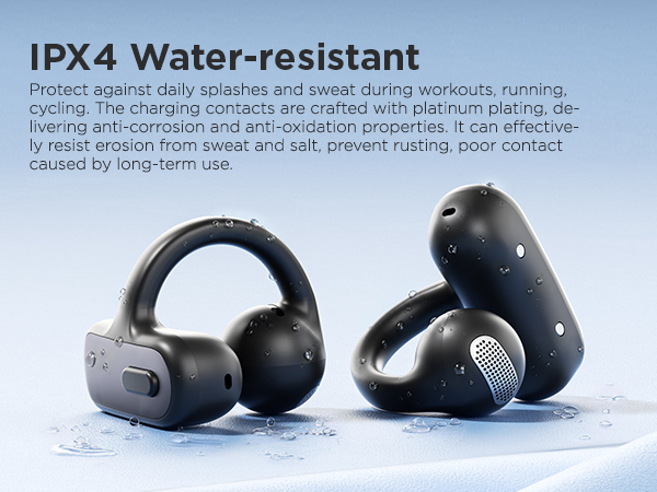 clip-on open-ear earphones
