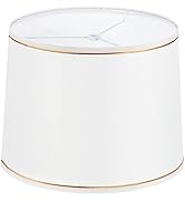 PATIKIL Lamp shades for Table Lamps 11.4" Top x 12.6" Bottom x 9.8" High Drum Lamp shades for Flo...