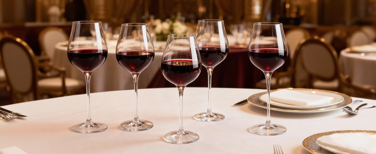 christmas wine glasses