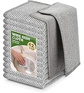 WYDZKJ 12Pack Upgrade Multipurpose Wire Dishwashing Rags, Double-Side Non Scratch Wire Dishcloth,...