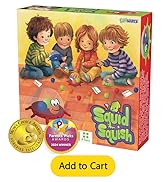 Funwares Colorful Squid Squish: Fast-Paced Floor Game for Kids, Interactive Learning, Hand-Eye Co...