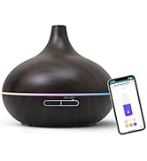 Meross Smart WiFi Essential Oil Diffuser Works with Apple HomeKit & Alexa, Ultrasonic Aromatherap...