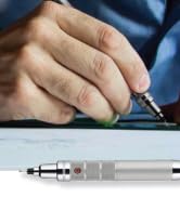uni-ball Kuru Toga Mechanical Pencil with 0.7 mm Lead Refills & Pencil Erasers, HB #2