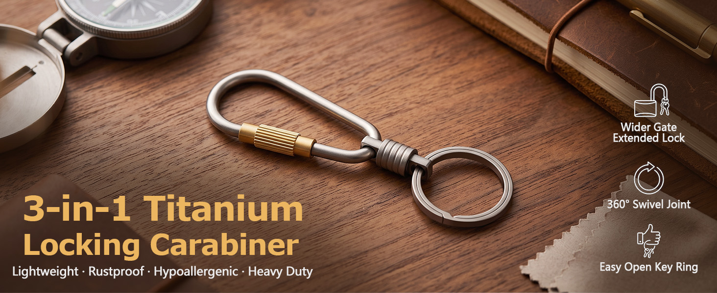 titanium keychain