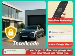 Real-time monitoring, safety alerts, smart garage notifications