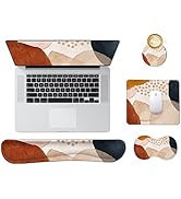 DINKY Keyboard Wrist Rest Pad, 4 in 3 Mouse Pads with Wrist Support Set Ergonomic, Memory Foam Mo...